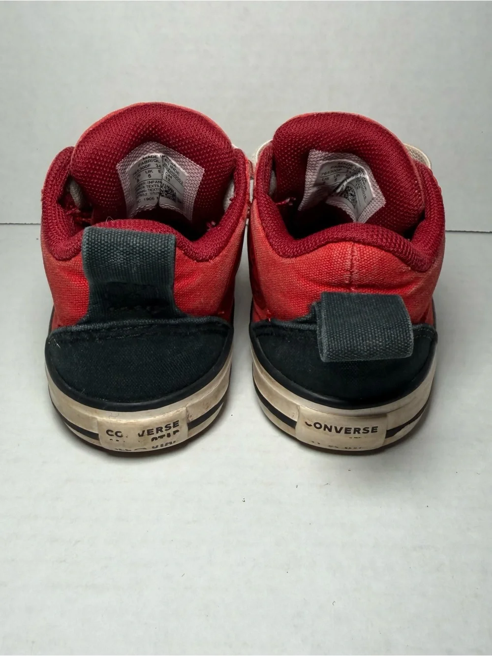 Converse Toddler Red All Star High Top Sneakers Size 6